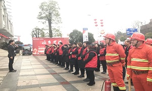 鄖陽店組織開展2019年第一季度消防演練